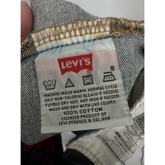 Vintage Levi’s 501 Blue Jeans Button Fly Size 34x29 - Picture 8 of 11